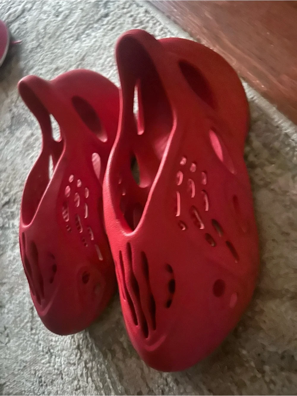 Yeezy Foam Runner Red Slip-On Shoes